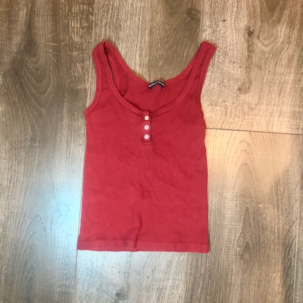 Brandy Melville Red Tank Top